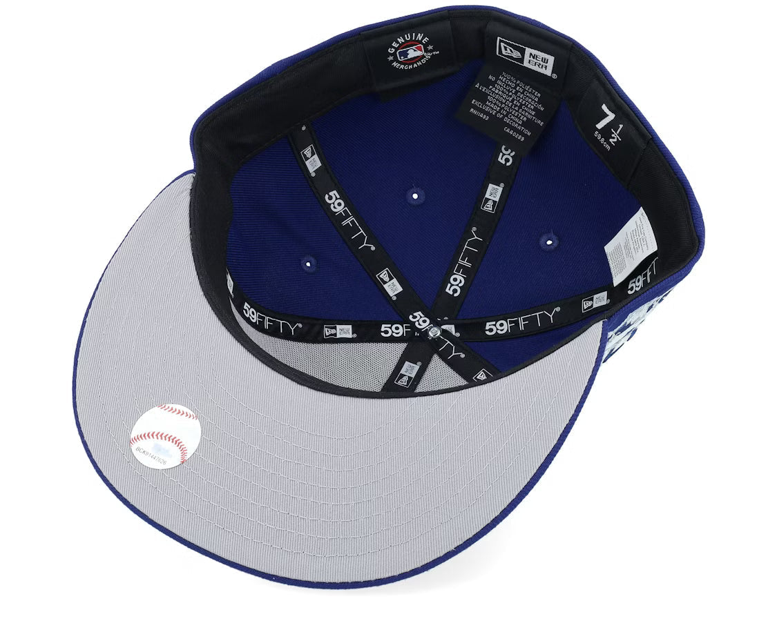 Blue Los Angeles LA Dodgers Shohei Ohtani Fitted Hat Cap - view 6
