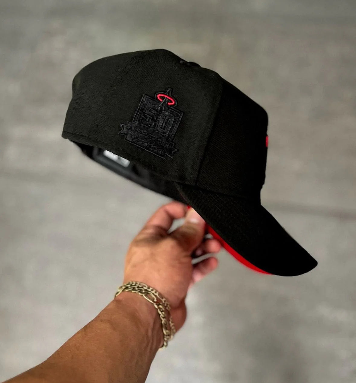 Black Red Los Angeles 50th Anniversary 59FIFTY Fitted