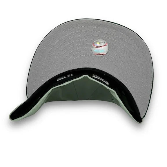 Green Los Angeles Angels 50th Anniversary New Era Fitted Hat - view 5