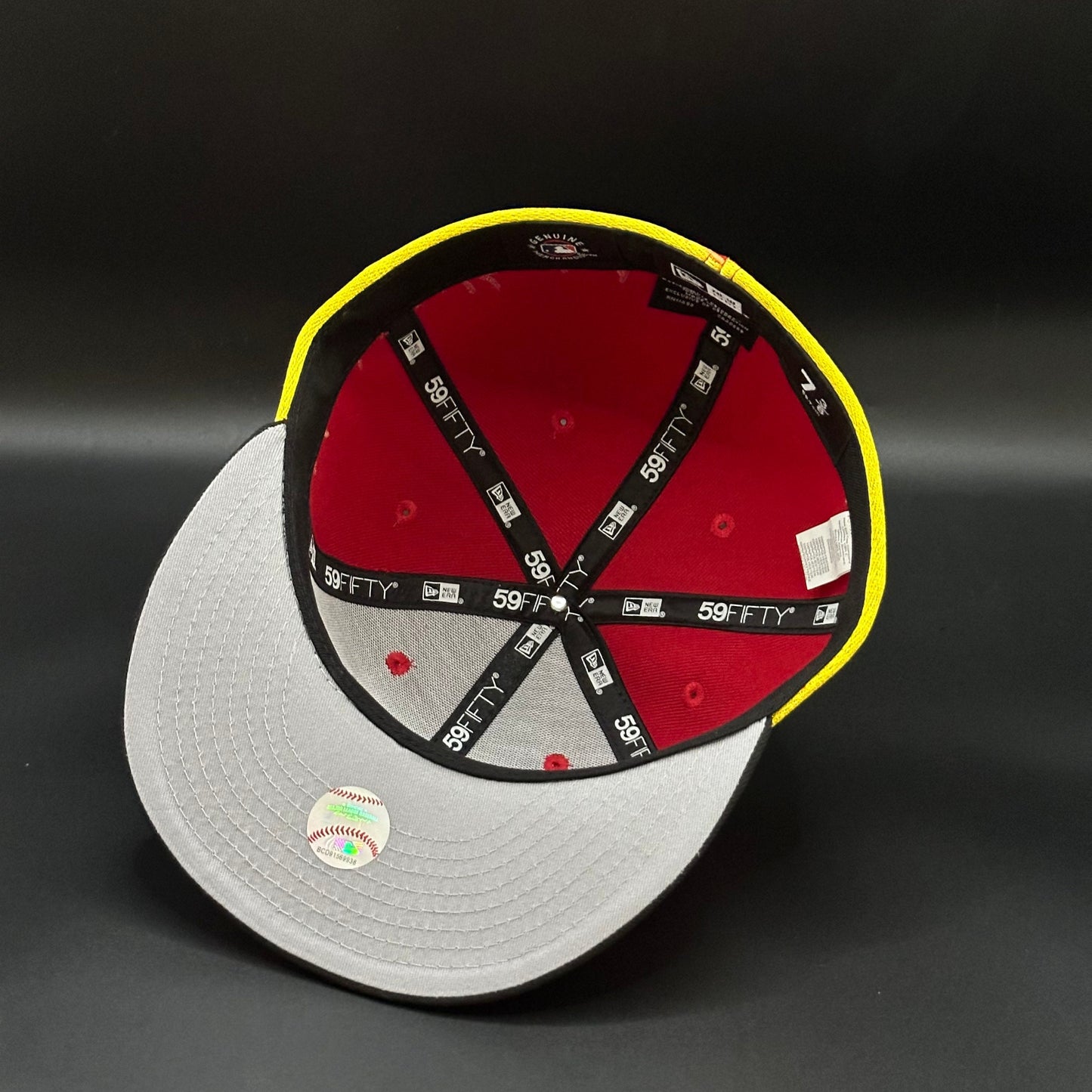 Red Black St. Louis Cardinals Busch Stadium Fitted Cap - view 5