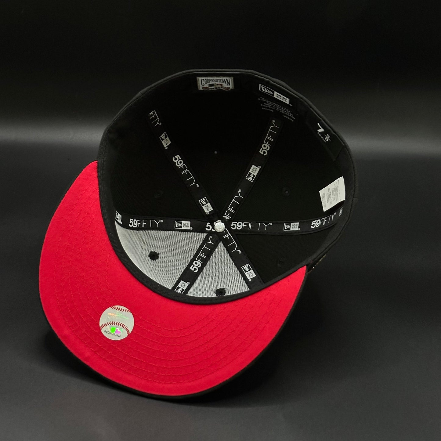 Black Red Los Angeles Dodgers 59FIFTY Fitted - view 5
