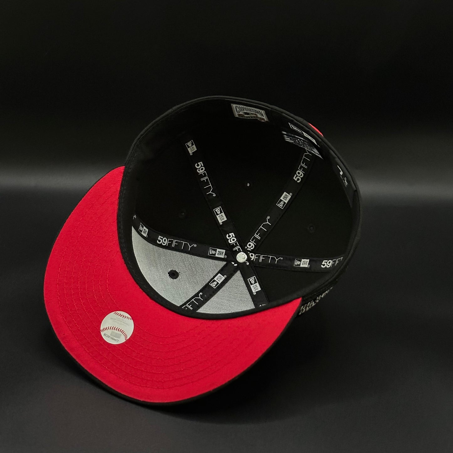 Black Red Boston 1999 New Era 59Fifty Fitted Hat Cap