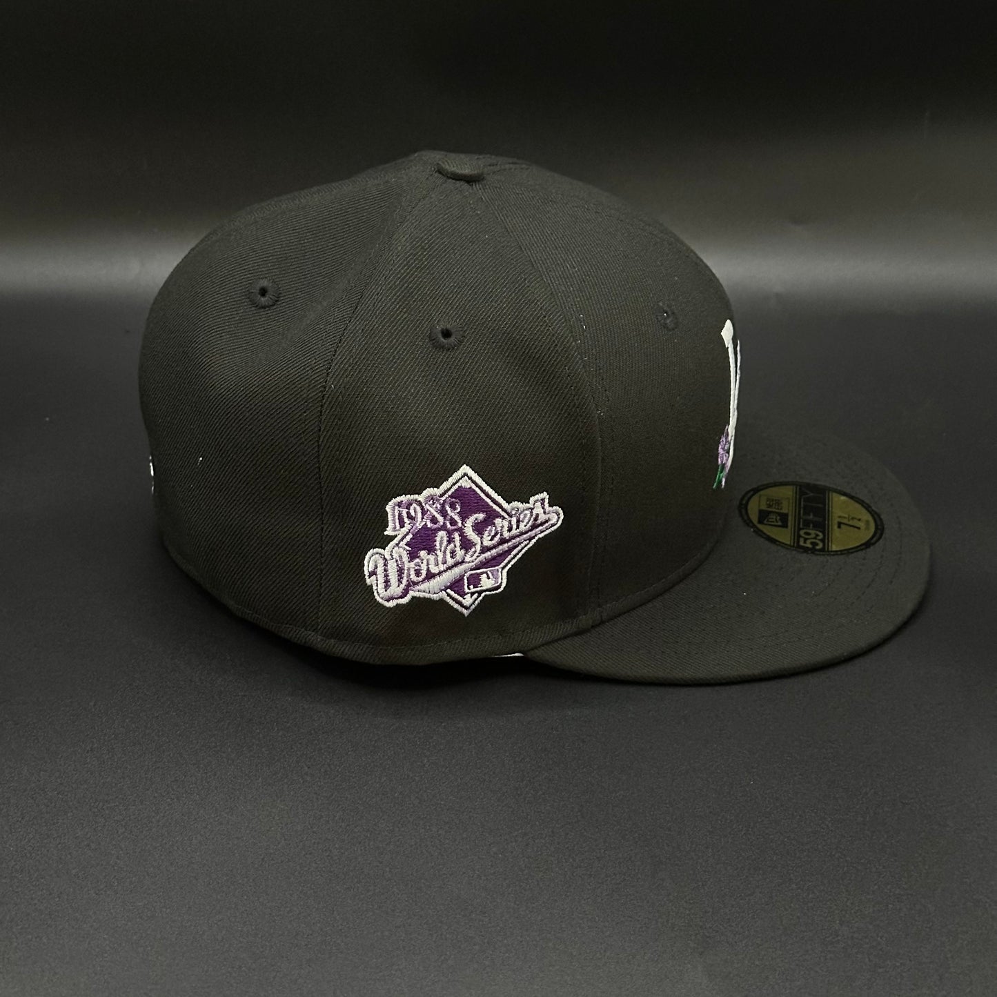 Black Purple LA Dodgers 1997 World Series 59FIFTY Fitted Cap