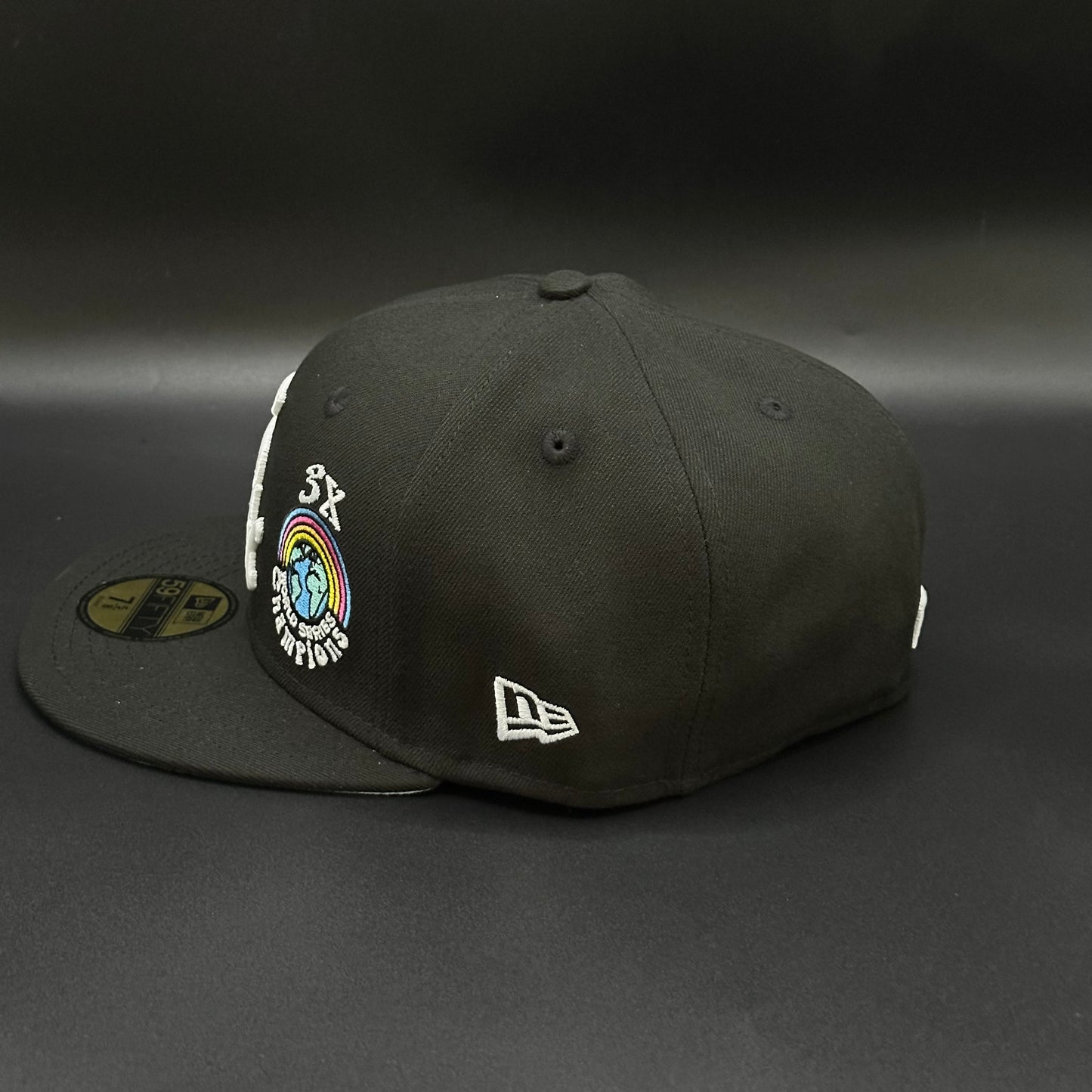 Black Chicago White Sox 3x World Series Champions 59FIFTY Fitted Cap