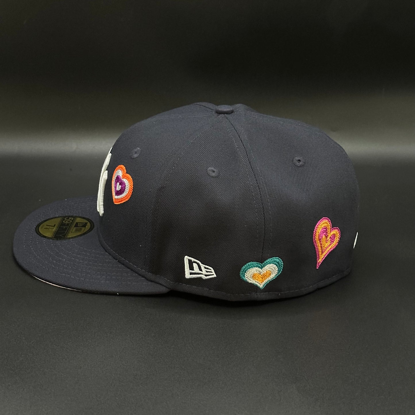 Navy New York Yankees Hearts 59FIFTY Fitted Cap