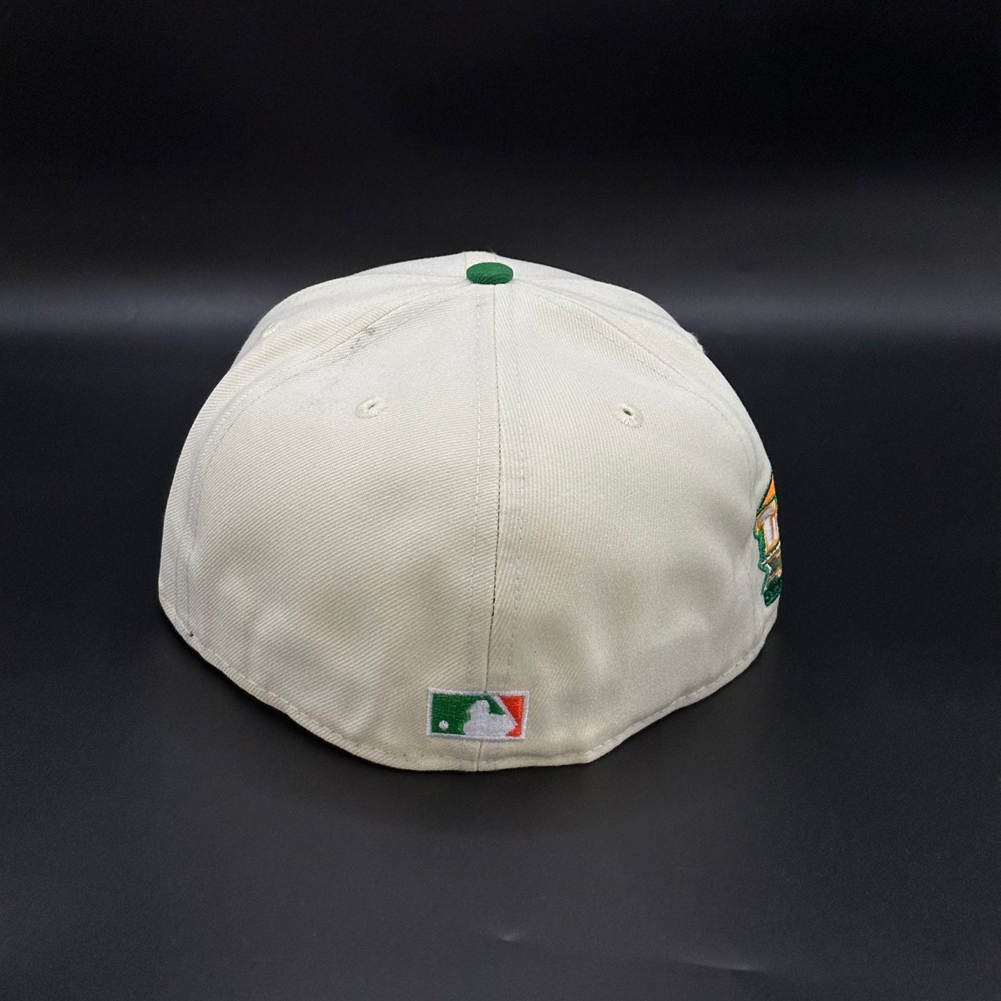 Chrome Green Tampa Bay Devil Rays Tropicana Field Fitted Cap