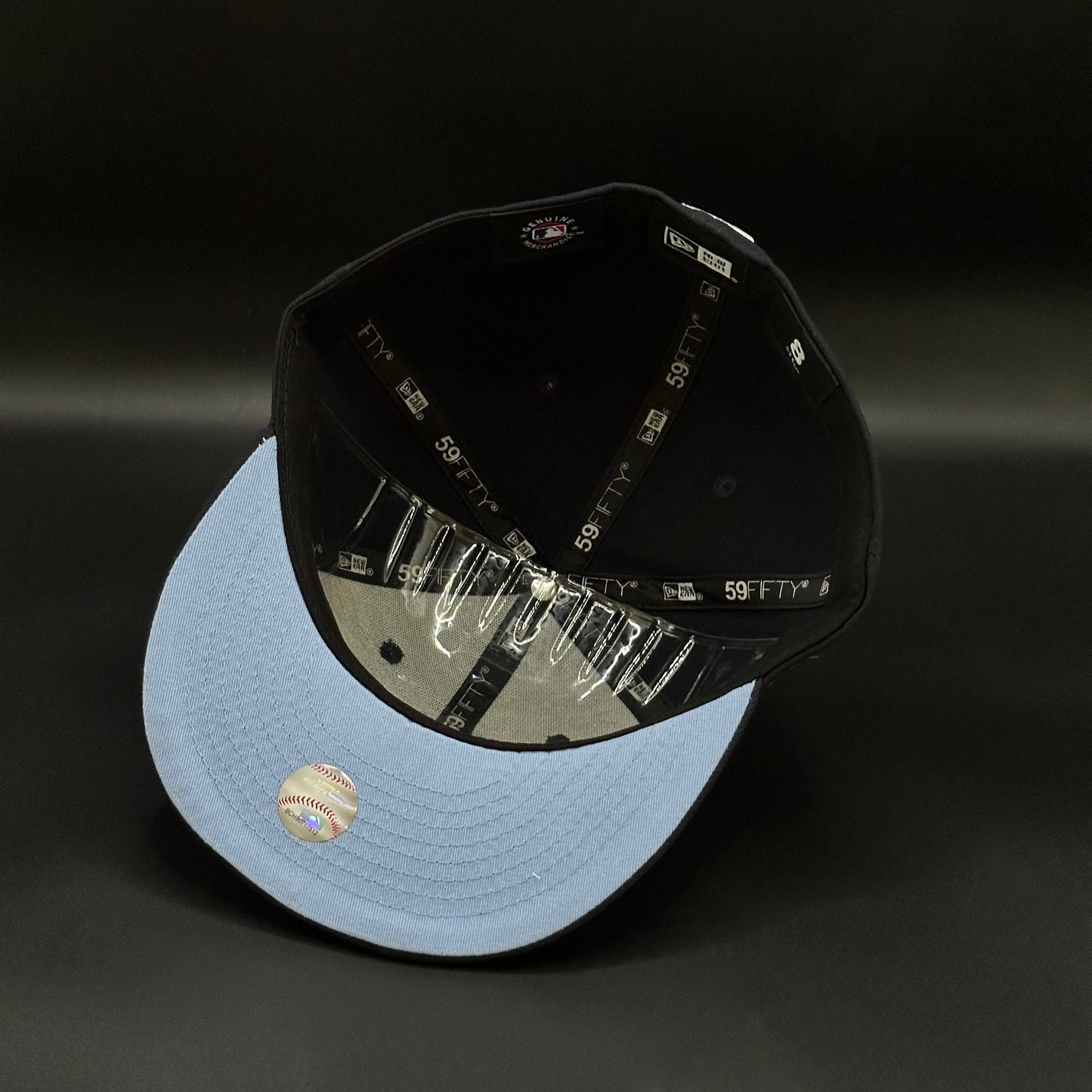 Navy Atlanta Braves 4x World Series Fitted Cap