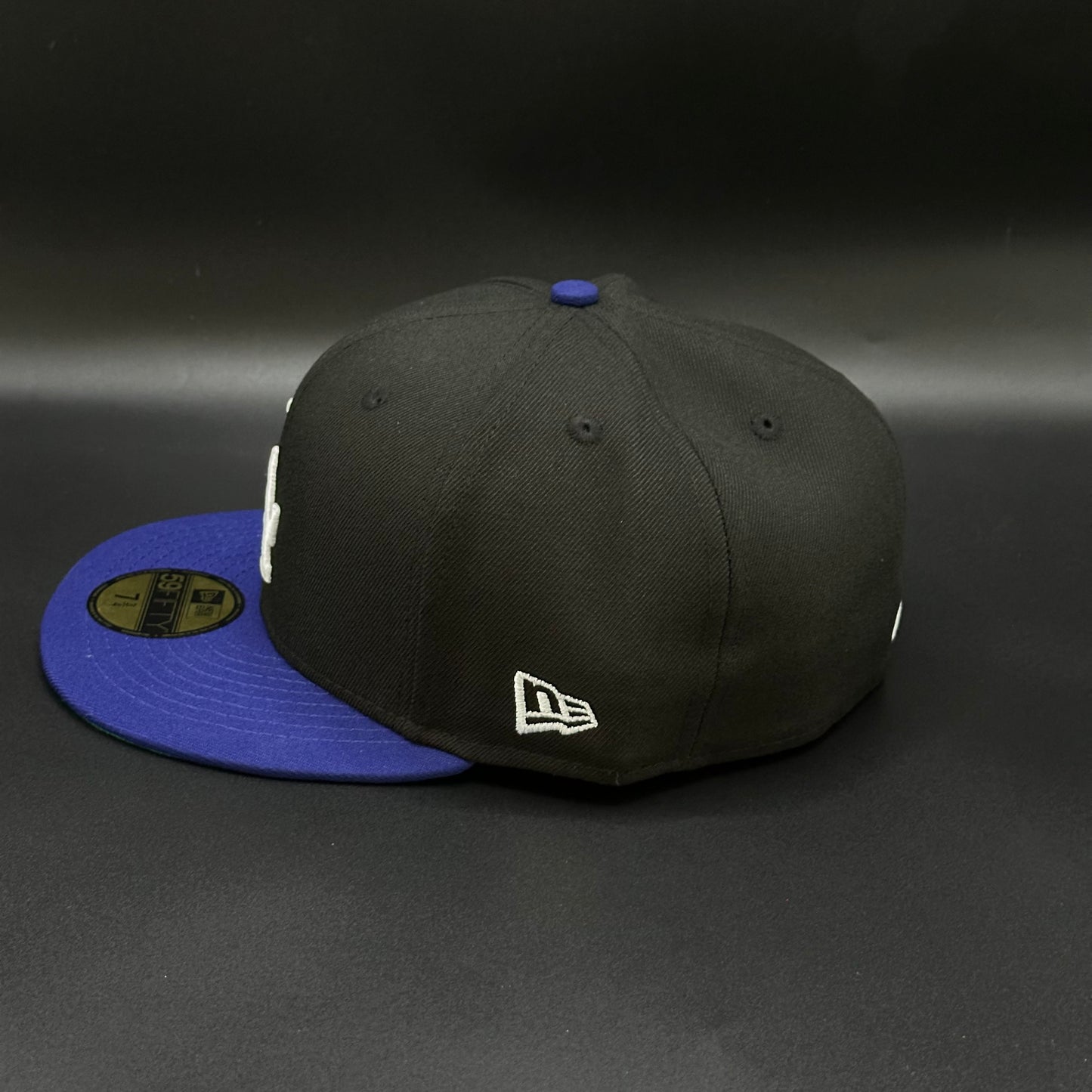 Black Blue Los Angeles Dodgers 1984 Olympic Baseball Fitted Cap
