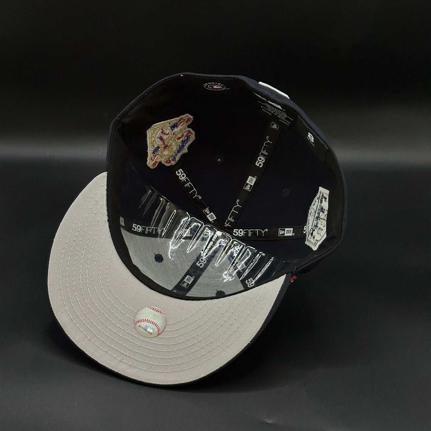 Navy New York Yankees Since Rose Fitted Cap - view 5