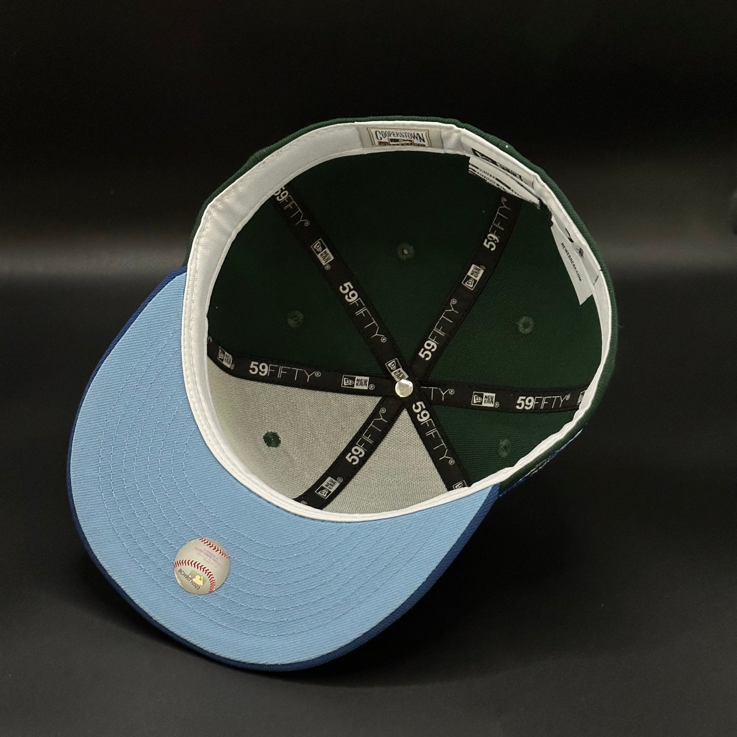 Green Blue Florida Marlins 1997 World Series Fitted Cap