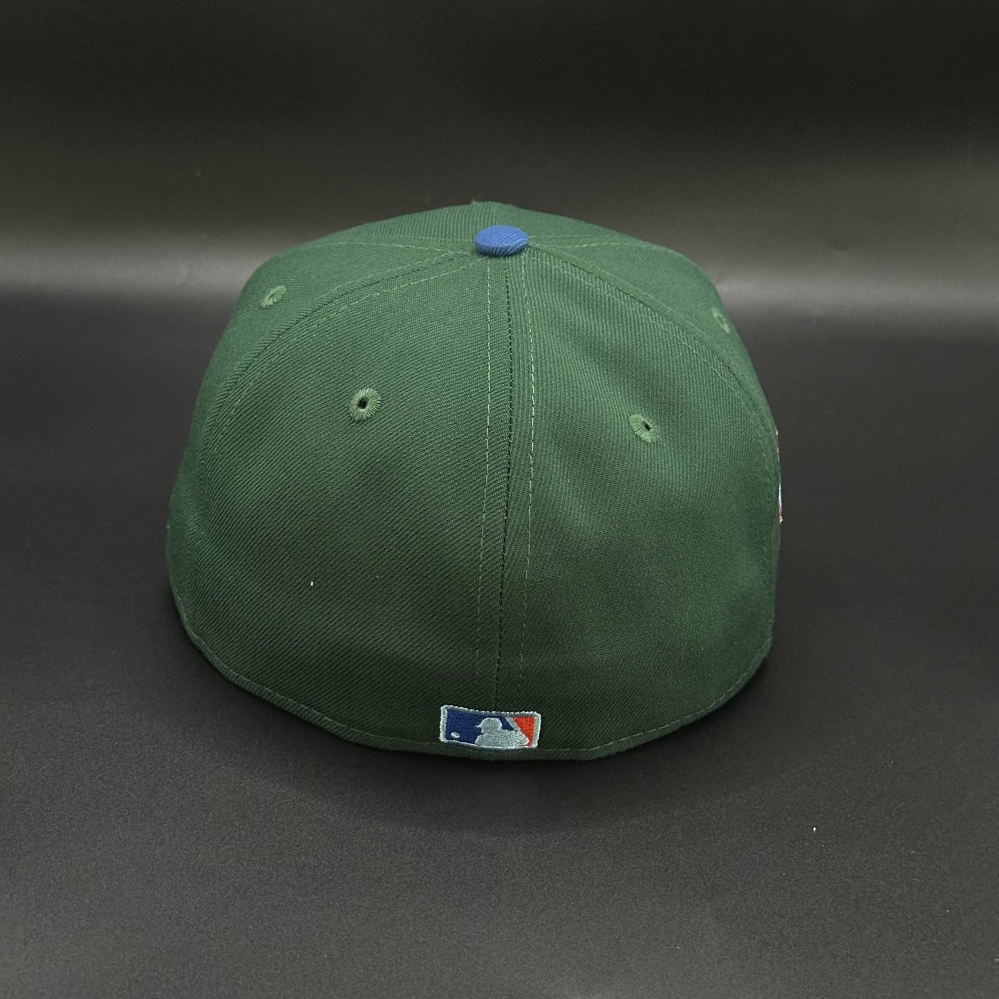 Green Blue Los Angeles Dodgers 60th Anniversary Fitted Cap - view 5