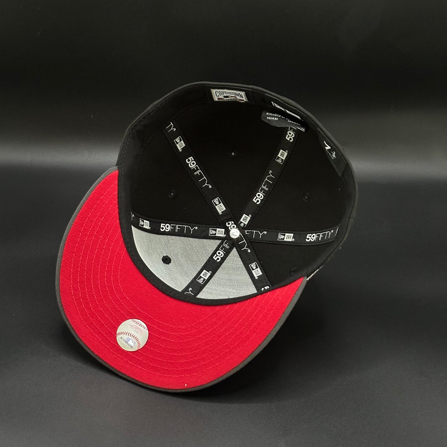 Black Grey New York Yankees 1999 World Series Fitted Cap