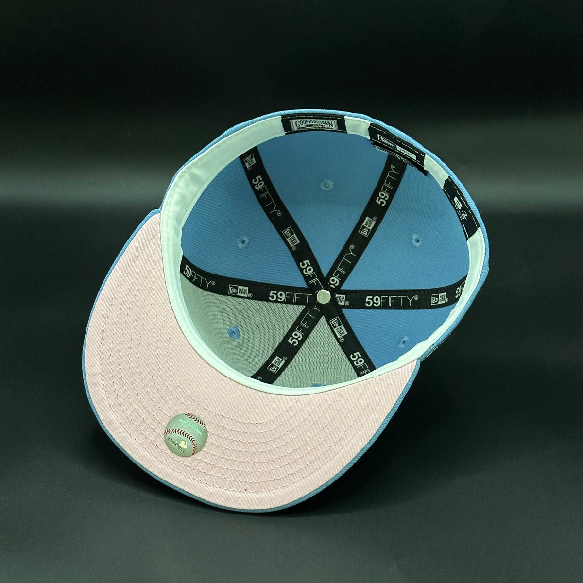 Baby Blue Chicago White Sox 2005 fitted hat, view 5