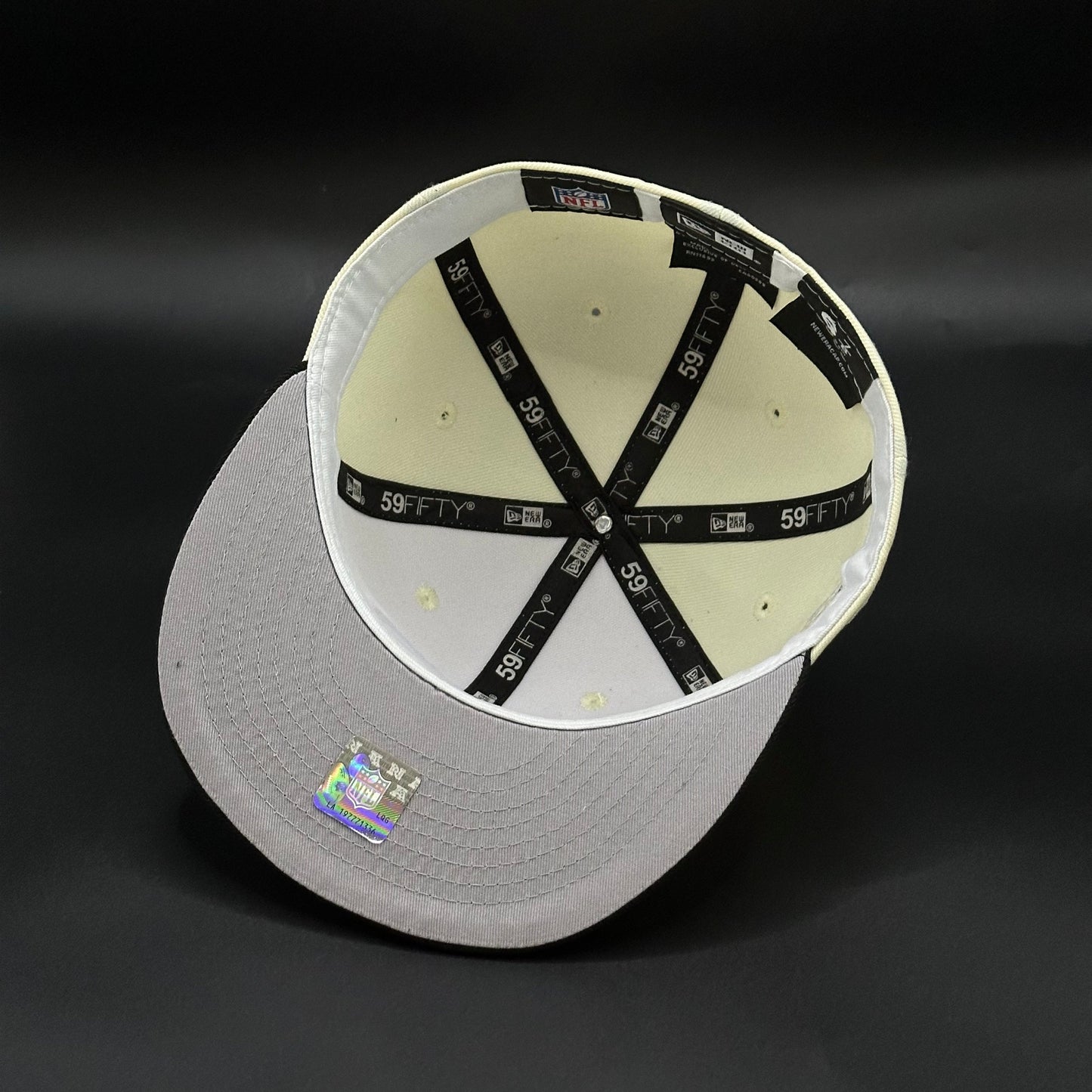 Chrome Black 49ers 60 Seasons 59FIFTY