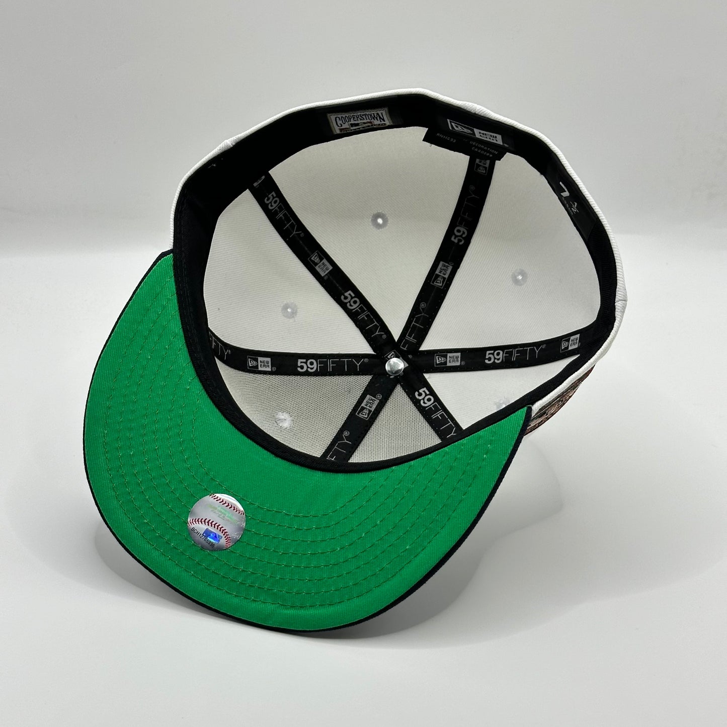 White Navy Los Angeles Dodgers 50th Anniversary 59FIFTY