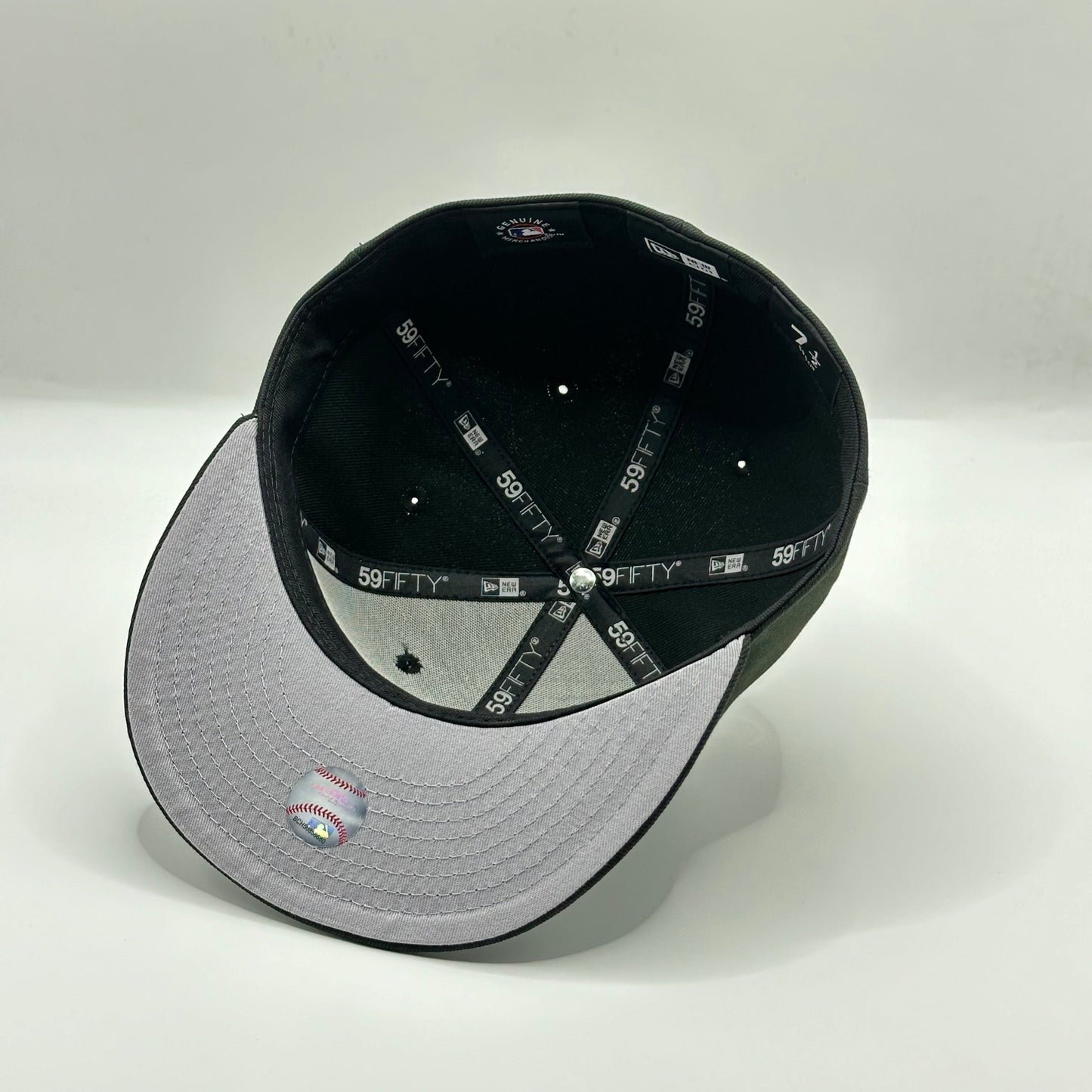 Black LA Dodgers Kobe Lakers MLB Fitted Cap - view 5