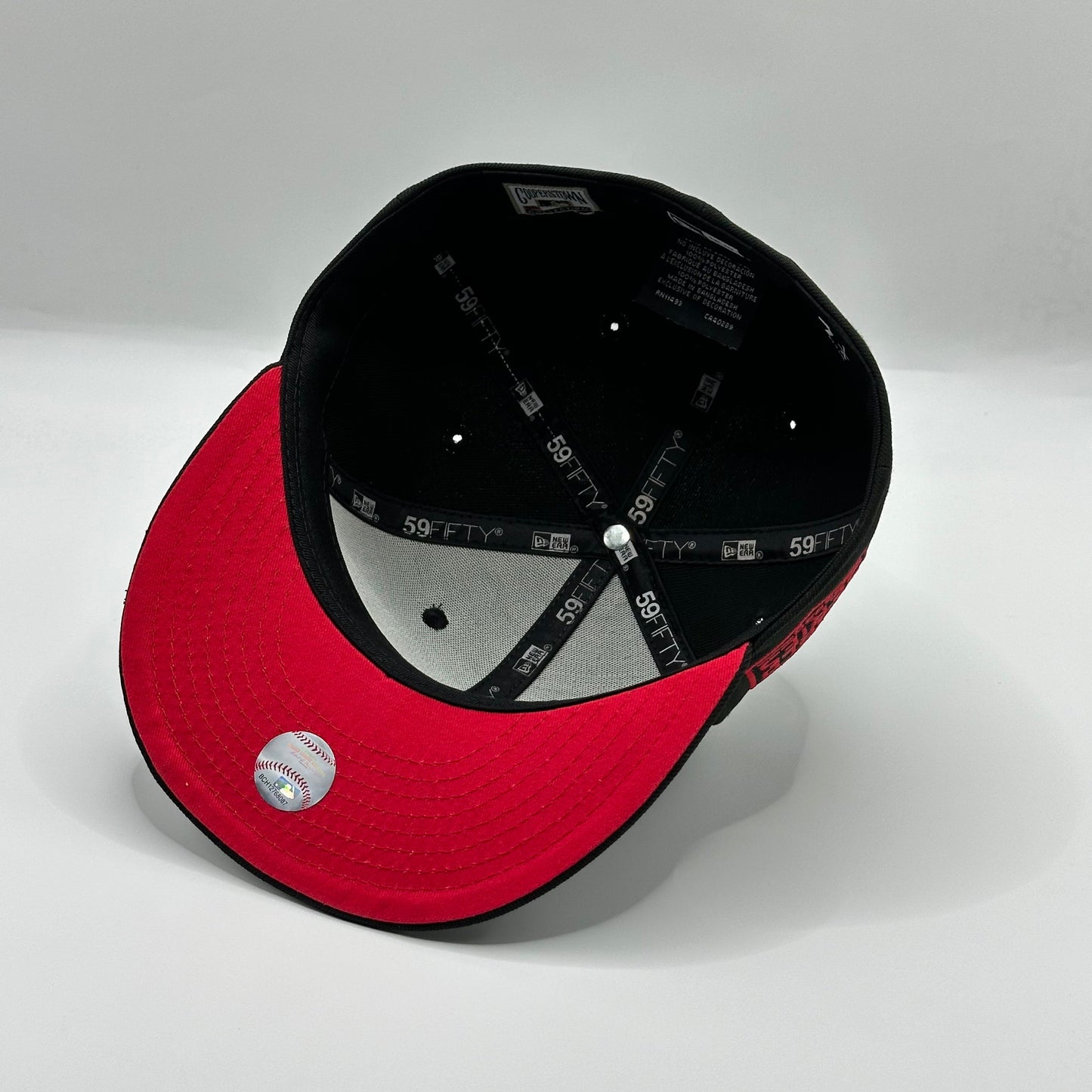 Black Red LA Dodgers 2020 World Series 59FIFTY Fitted - view 5