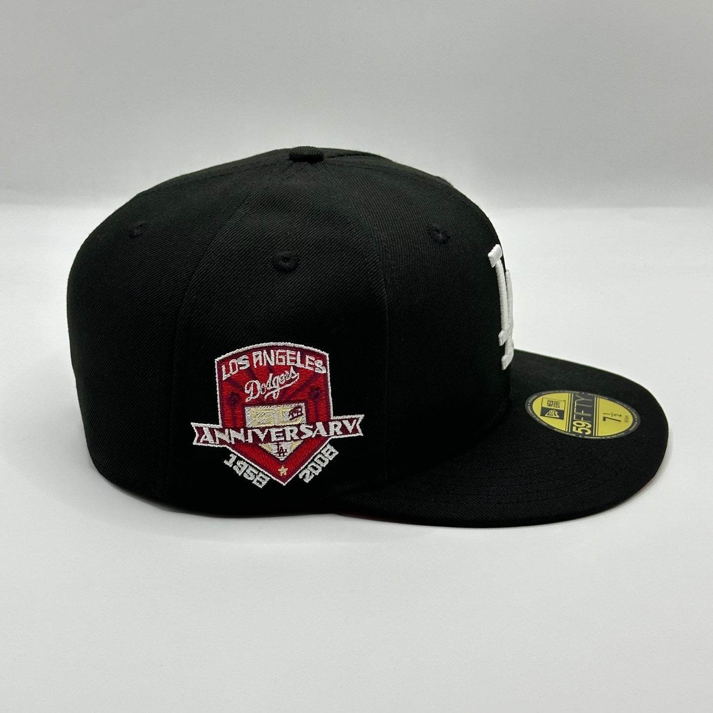 Black Red LA Dodgers 50th Anniversary 59FIFTY