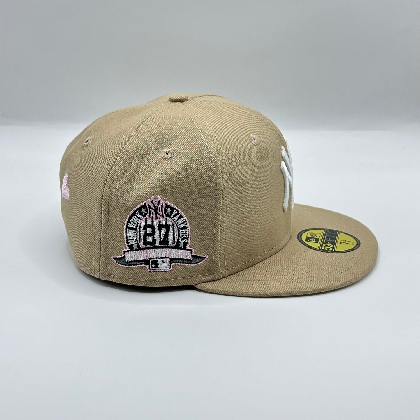 Camel NY Yankees Heart Derek Patch 59FIFTY Fitted