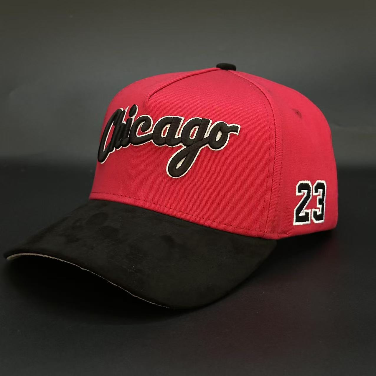 Cruces Premium Snapback - Chicago Jordan Red