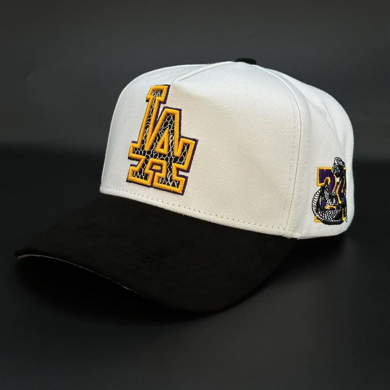 Cruces Premium Snapback - LA Black Mamba (Chrome)