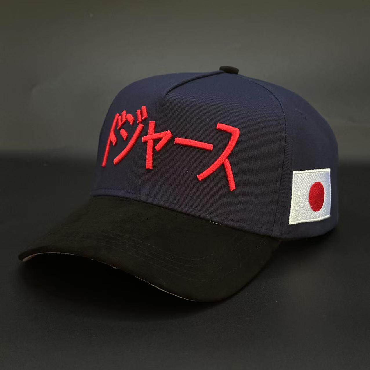 Cruces Premium Snapback - LA Ohtani Kanji (Navy)