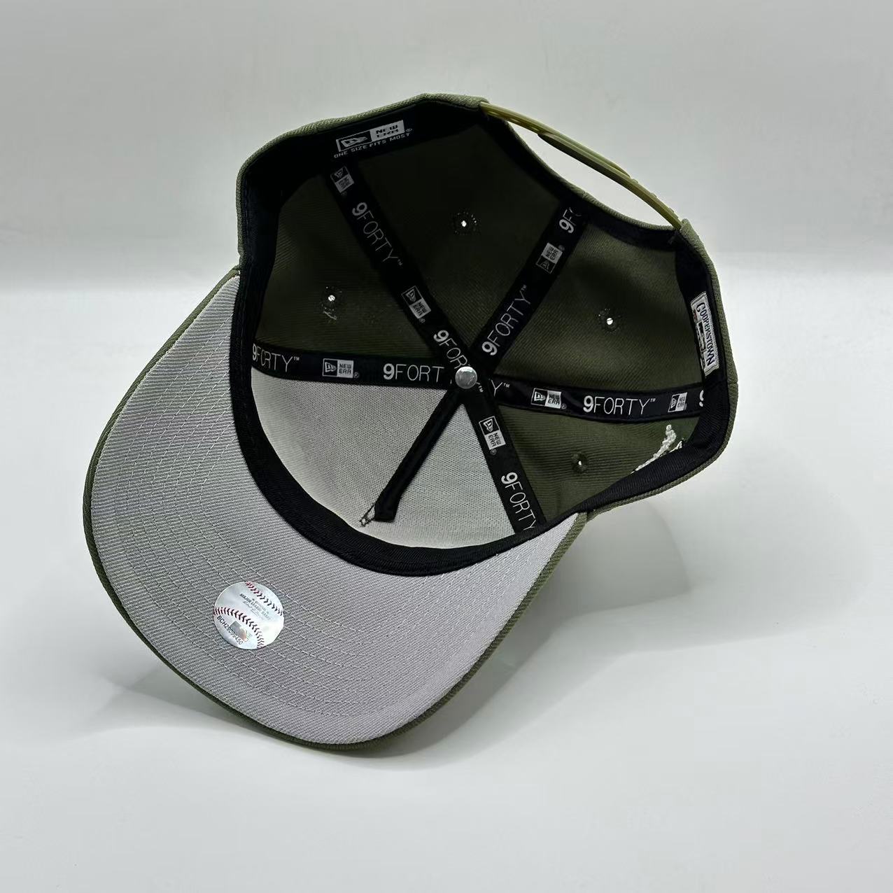 Olive Green New York Yankees 75TH Anniversary SP A Frame Snapback - view 5