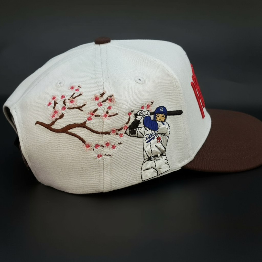 Cruces Premium Snapback - LA Ohtani Kanji Chrome