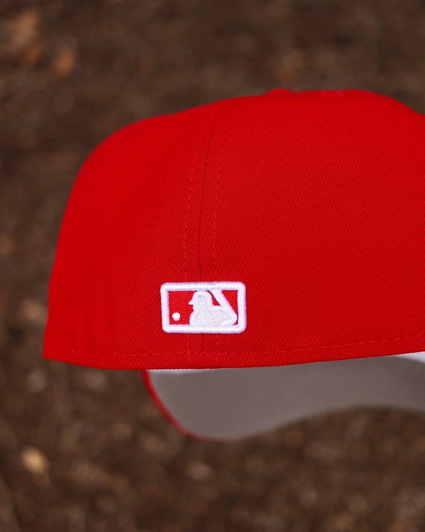 Red Los Angeles Angels 2010 All Star Game Fitted Hat - view 4