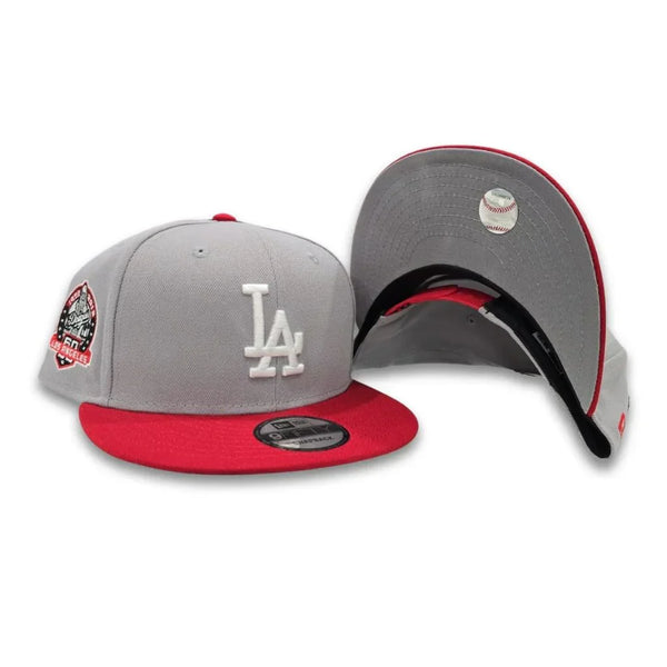 LA Dodgers New Era Fitted Hats: Pink Brim & Chrome Styles