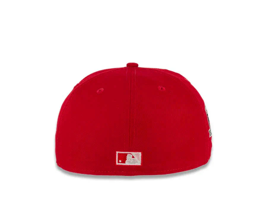 Red Pinky Los Angeles LA Dodgers Heart Fitted Hat - view 5