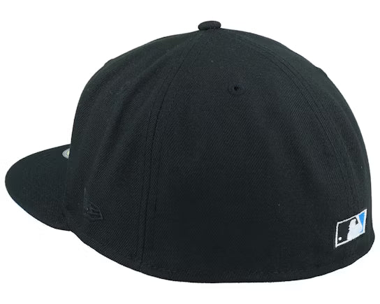 Black Icy New York NY Yankees 1999 World Series New Era Fitted Hat - view 5