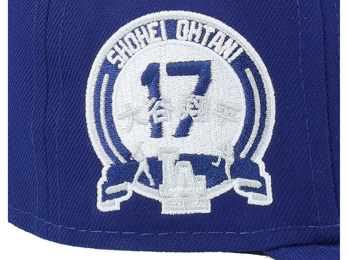 Blue Los Angeles LA Dodgers Shohei Ohtani New Era Fitted Hat Cap
