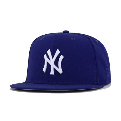 Blue New York NY Yankees 1999 World Series Fitted Hat - view 4