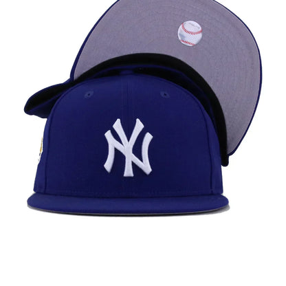 Blue New York NY Yankees 1999 World Series Fitted Hat - view 3
