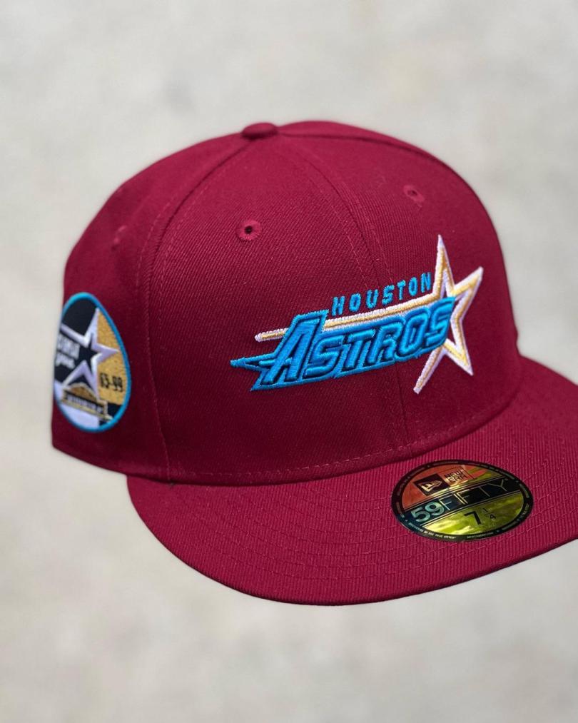 Maroon Houston Astros 35 Great Years New Era Fitted Hat