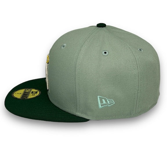 Green Los Angeles Angels 50th Anniversary Fitted Hat - view 3