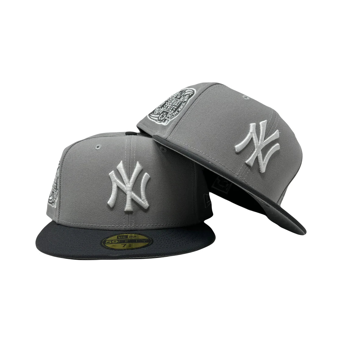 Grey Black New York NY Yankees Subway Series New Era Fitted Hat