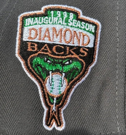 Graphite Brown Arizona Diamondbacks 1998 World Series Fitted Hat - view 2