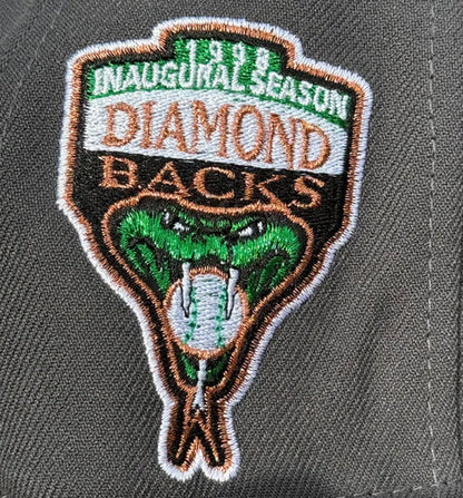 Graphite Brown Arizona Diamondbacks 1998 World Series New Era Fitted Hat