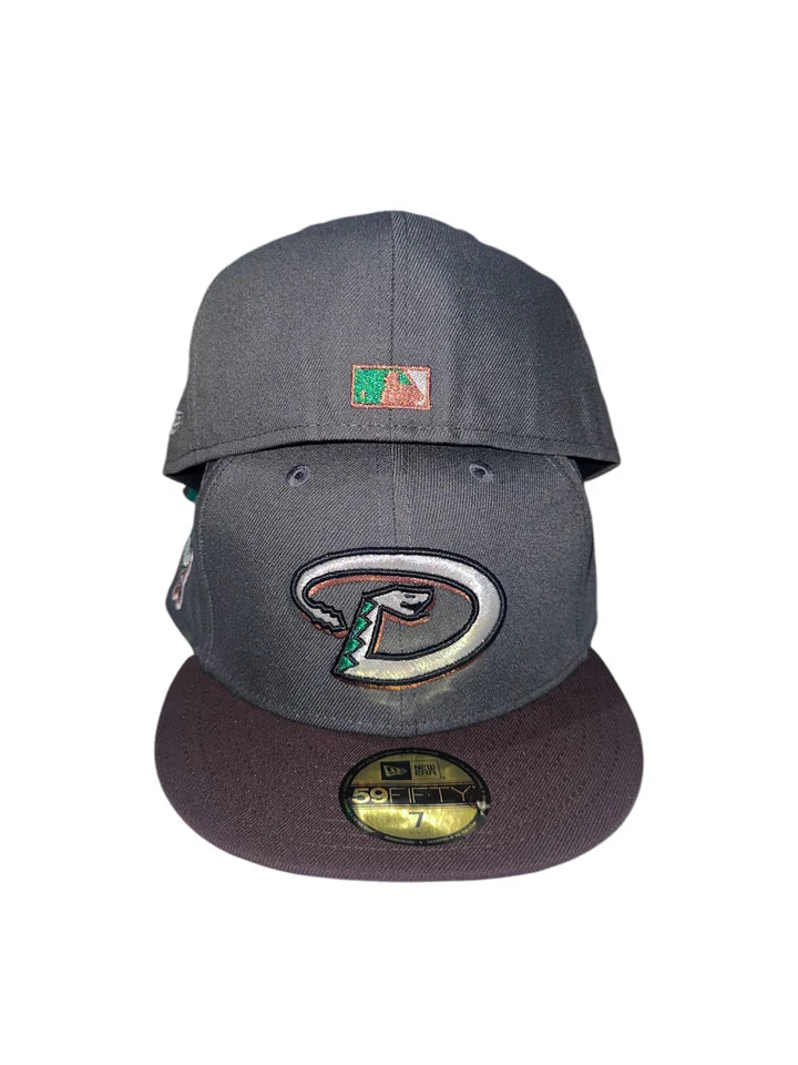 Graphite Brown Arizona Diamondbacks 1998 World Series New Era Fitted Hat
