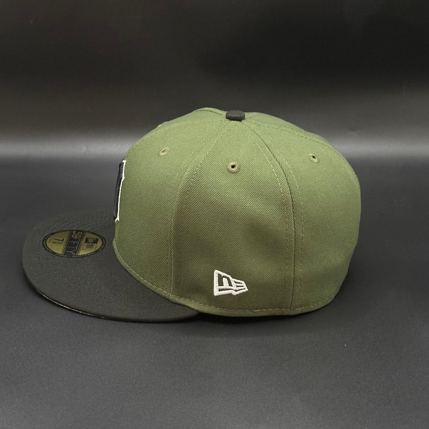 Military Green Pinky Detroit Tigers 1935 World Series Fitted Cap - view 3