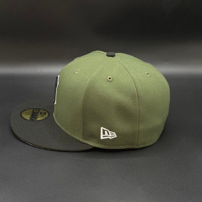 Military Green Pinky Detroit Tigers 1935 World Series Fitted Cap - view 3