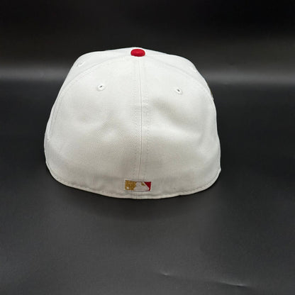 White Grey Arizona Diamondbacks 1998 Inaugural Season Fitted Cap - view 4