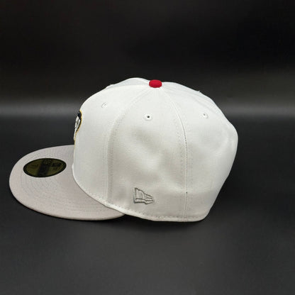White Grey Arizona Diamondbacks 1998 Inaugural Season Fitted Cap - view 3