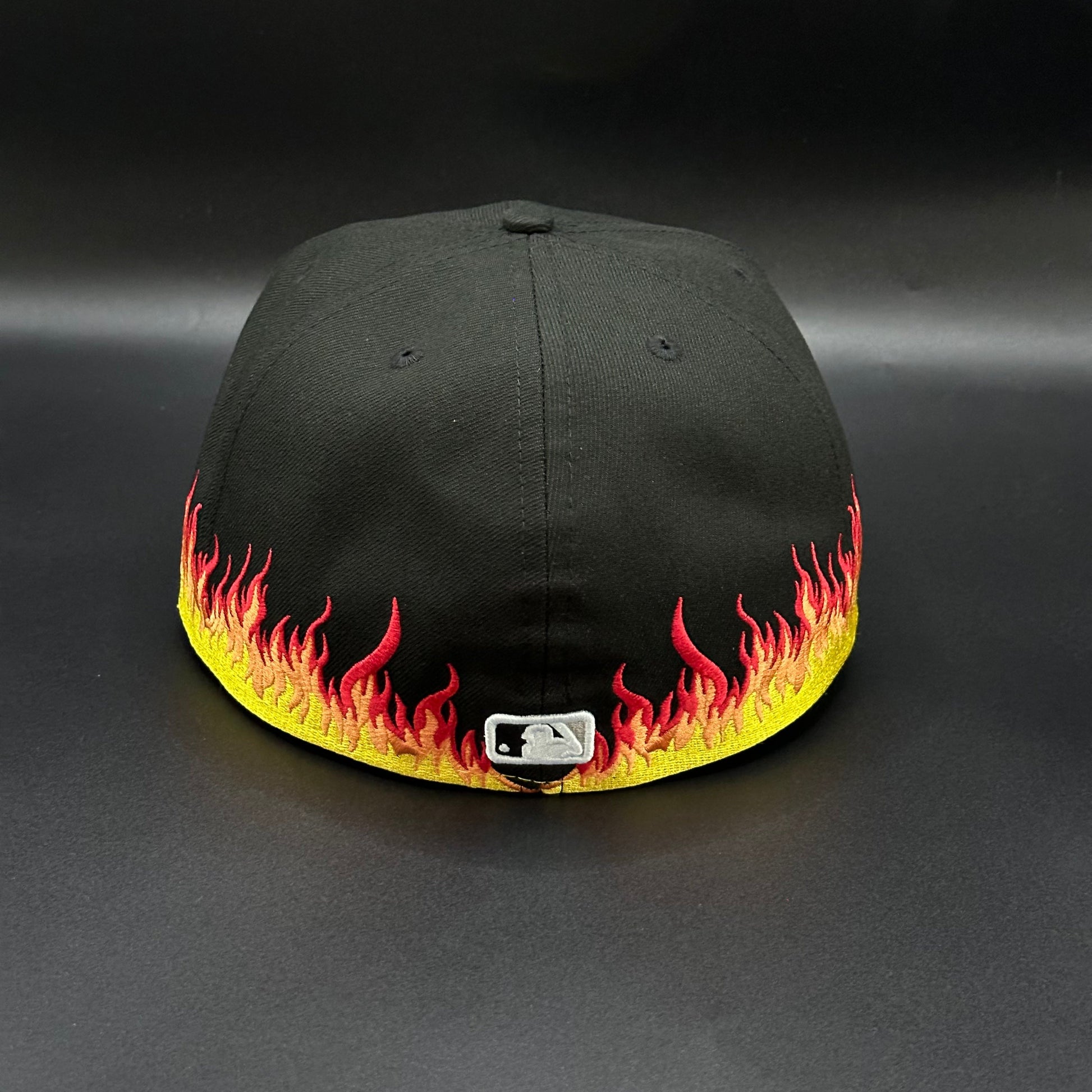 Black Flames St. Louis Cardinals Fitted Cap - view 4