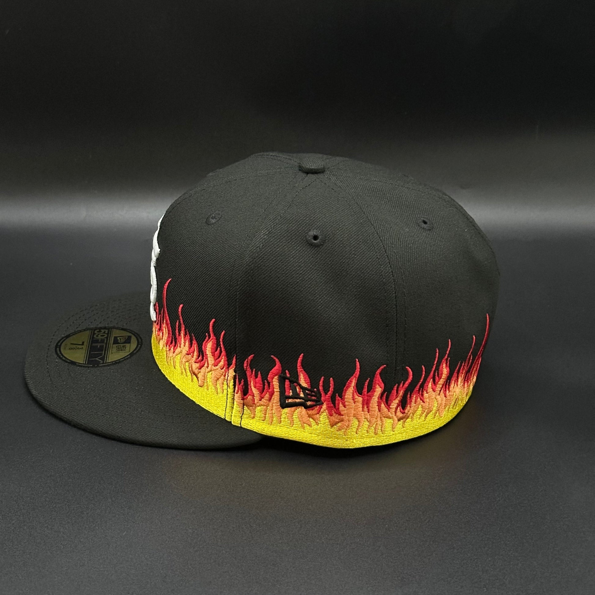 Black Flames St. Louis Cardinals Fitted Cap - view 3