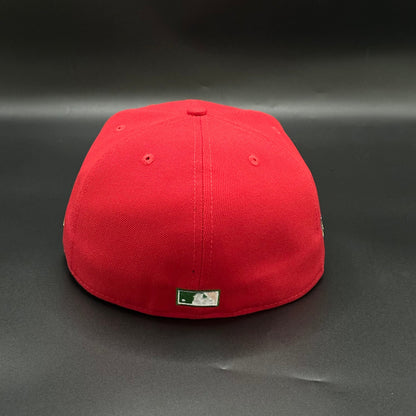 Red Pink Toronto Blue Jays 1992 World Series Fitted Cap - view 4