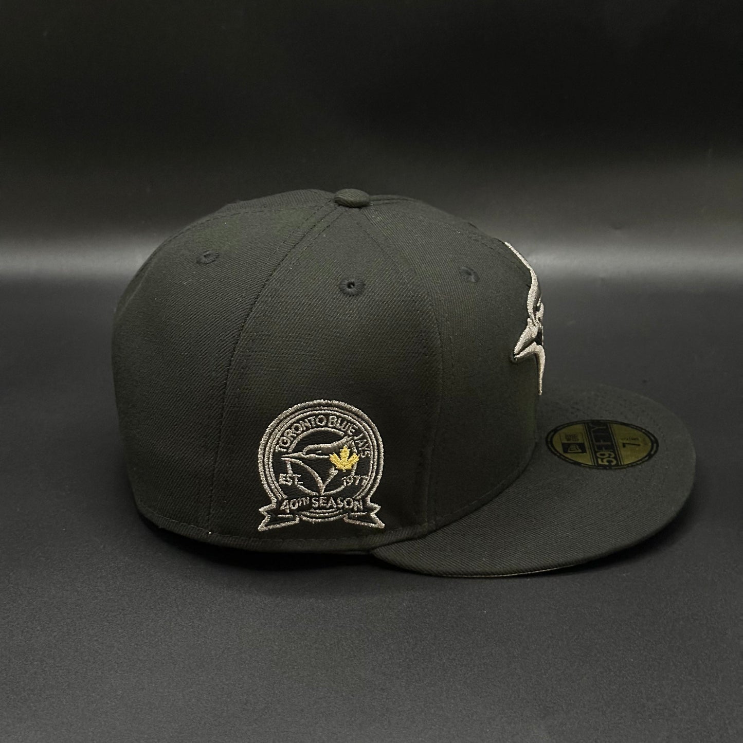Black Grey Gold Toronto Blue Jays 40th Season Fitted - view 2