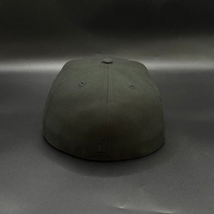 All Black Red LA Dodgers Flames 40th Anniversary 59FIFTY Fitted